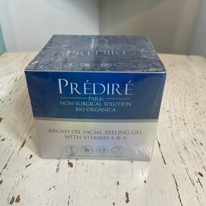 Predire Paris Argan Oil Facial Peeling Gel Vitamin E & A Bio Organica 50ml NEW